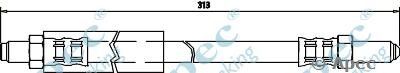 APEC BRAKING hos3154 -  Тормозной шланг